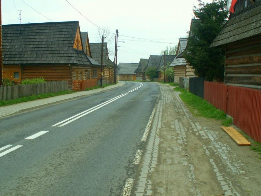 Drewniane chaupy w Chochołowie.