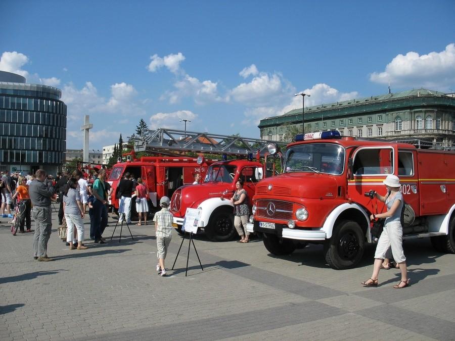 Straż Pożarna na Placu Piłsudskiego