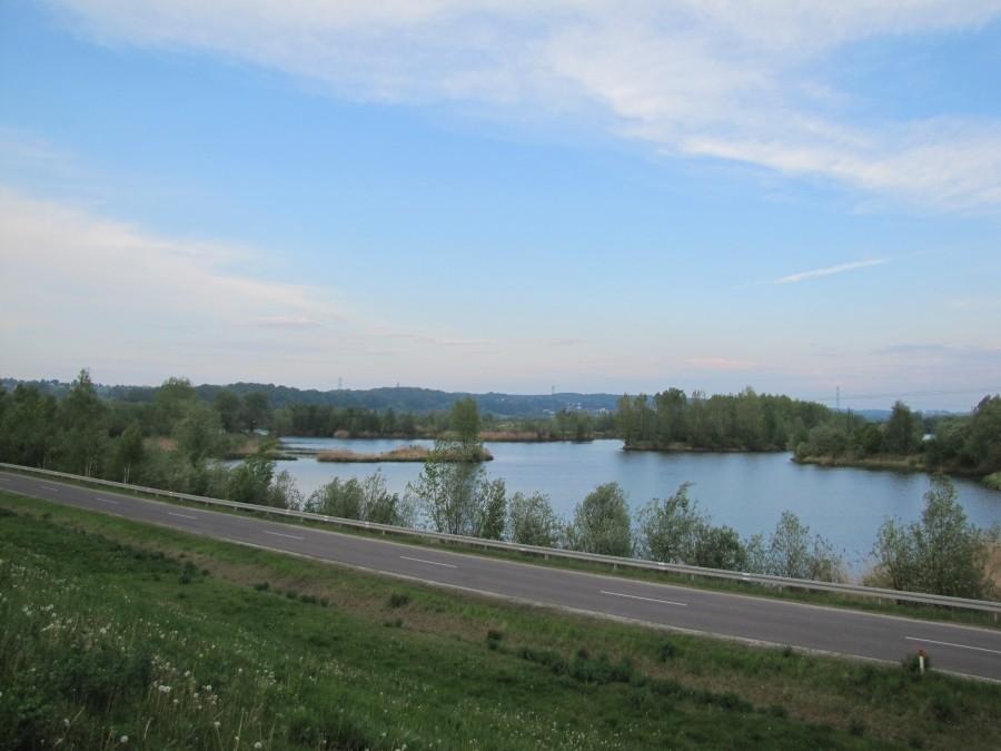 Okolice Bluszczowa , widok z wału