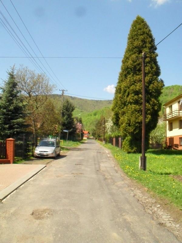 W Bystrej wzdłuż potoku