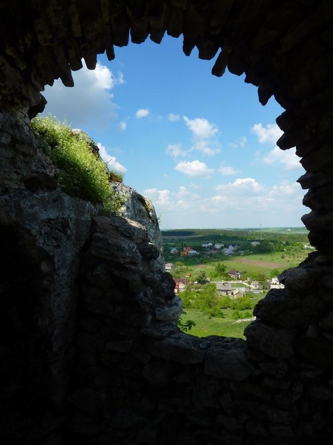 Widok z ruin Ogrodzieńca