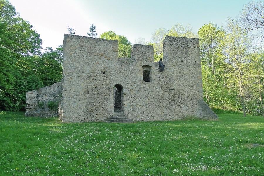 ruiny zamku w Bąkowej Górze