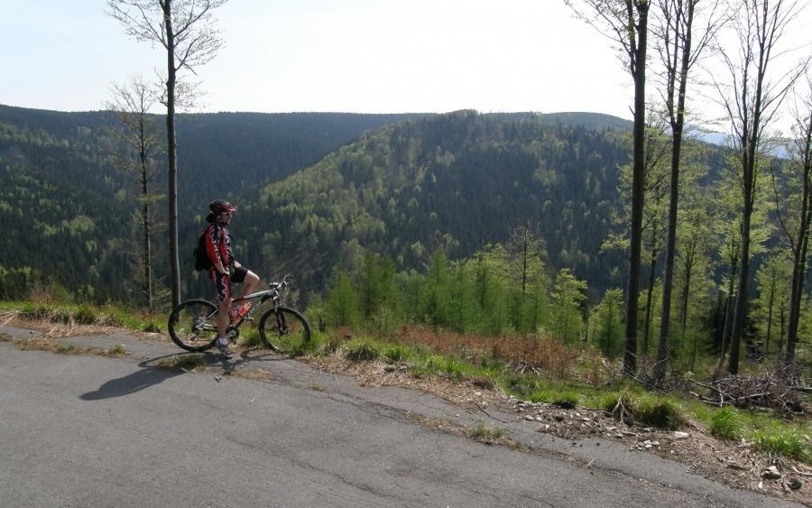 Chwila postoju na wysokości 1000 m :)