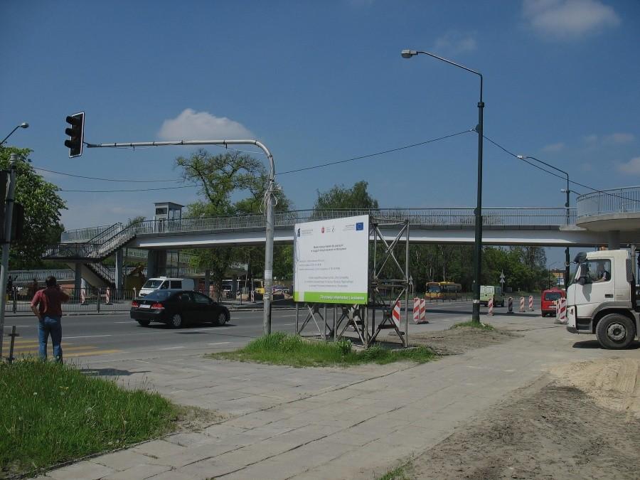 Nowa (stara) kładka pieszo - rowerowa na Puławskiej