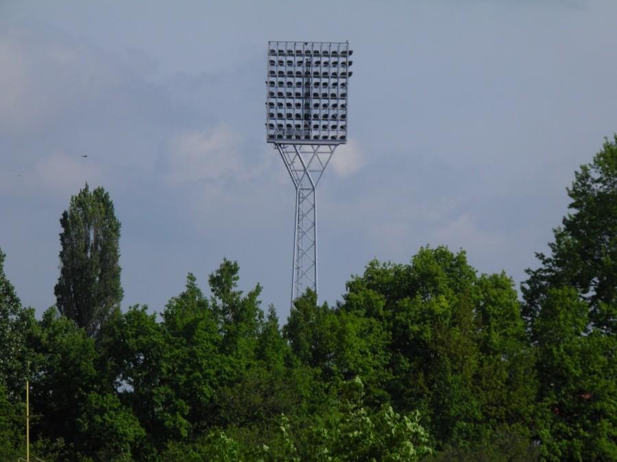 Maszt ze stadionu Pogoni.