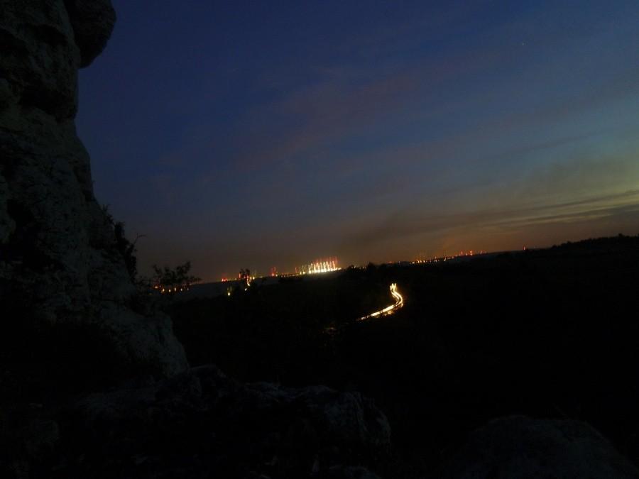 Nocne foto: Skałka w Niegowonicach