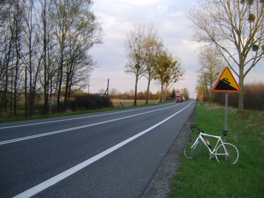 Końcówka trasy,do Grudziądza niedaleko.