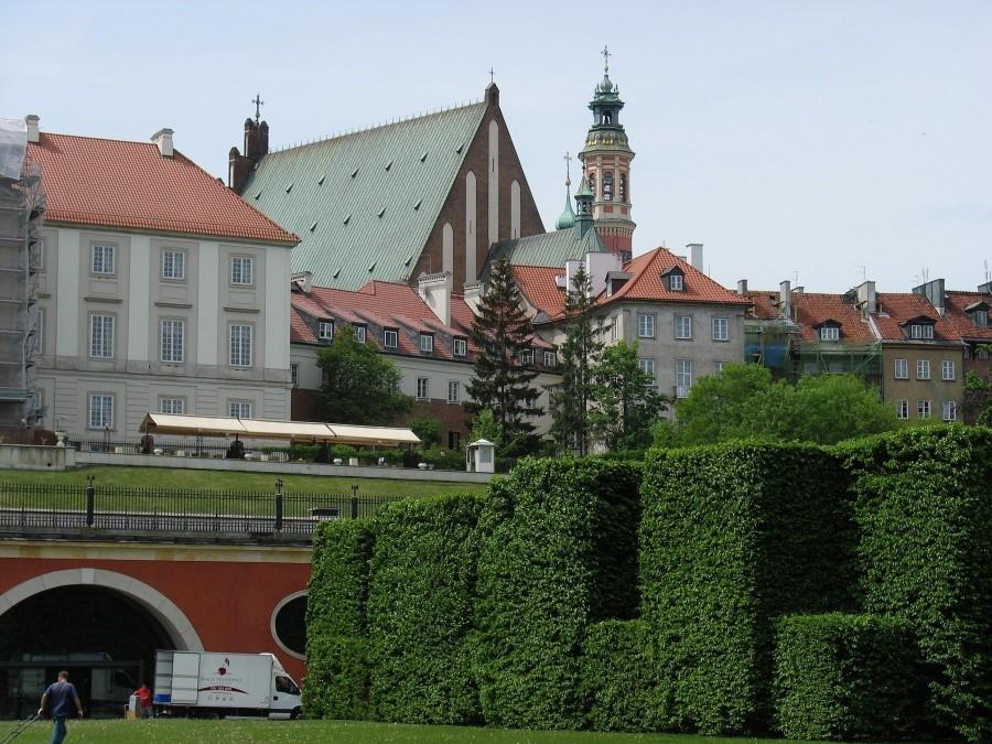 Dach Katedry i wieża Jezuitów