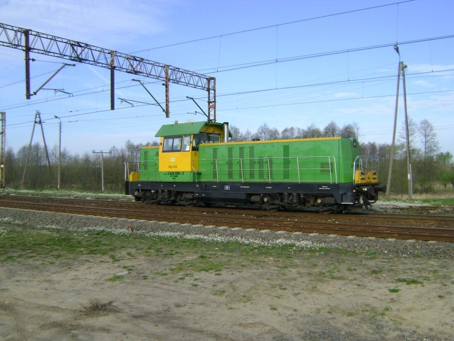 Lokomotywa 6Dg(026) na manewrach w Warlubiu