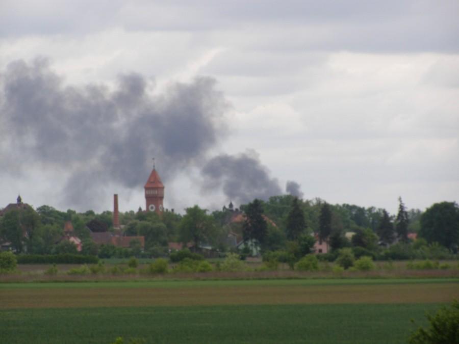 Pożar fermy lisów na Jerzmanowie