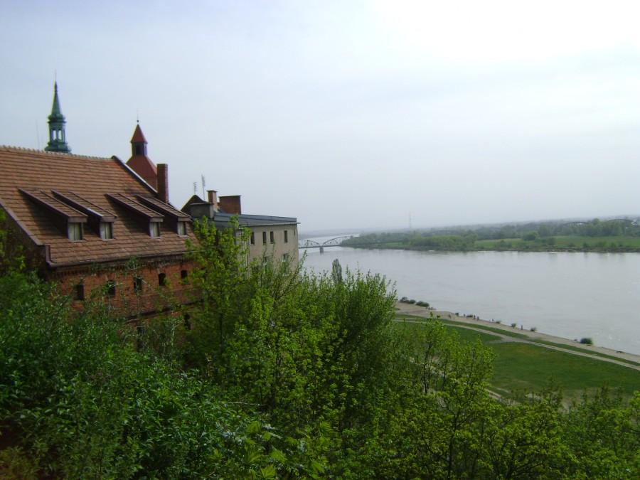 Widok na Wisłę w Grudziądzu