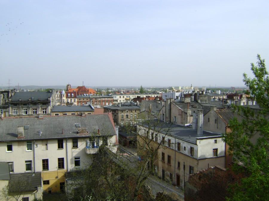 Widok na Grudziądz z Góry Zamkowej