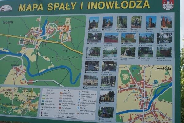 pojawiła isę nowa mapa Spały i Inowłodza - wiem już czego jeszcze nie widziałam, a jest zaznaczone na mapie, trzeba tam pojechać :)