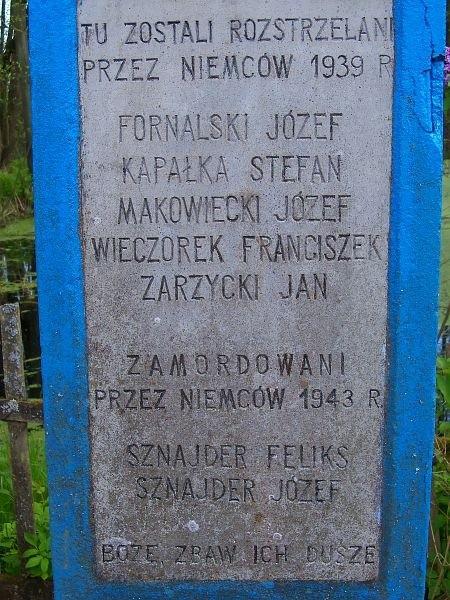 Tabliczka na kapliczce
