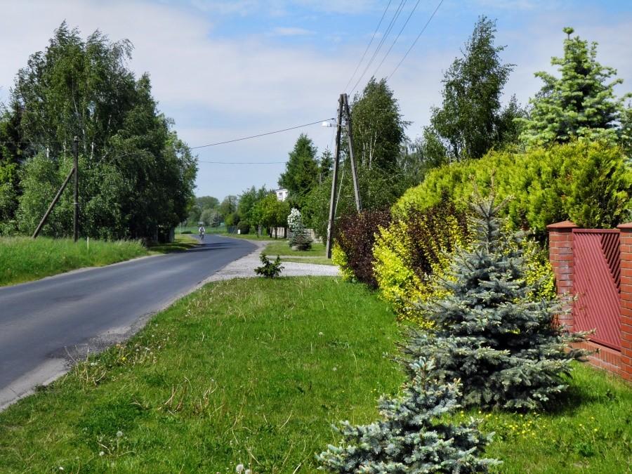 Malownicza droga z Warzymic do Będargowa .
