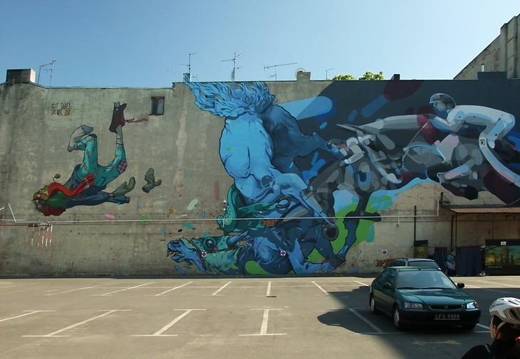 Mural - Kościuszki 27 (Sat One/Etam Cru)