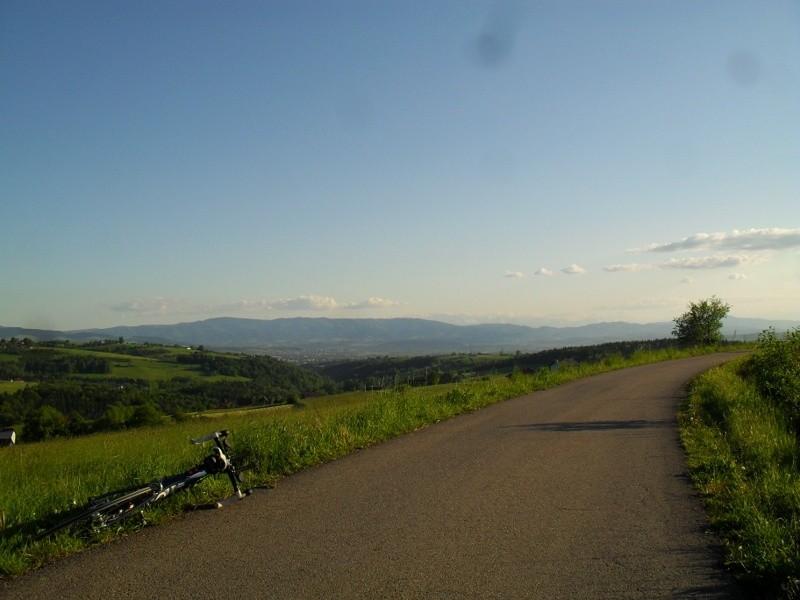 Widoki na Beskid Sądecki i Nowy Sącz