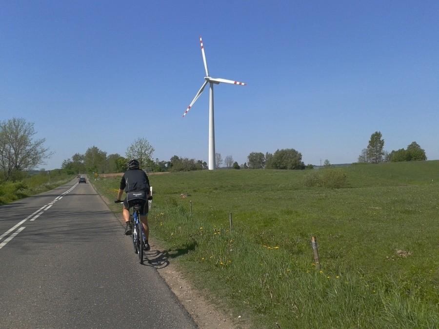 Tutaj to wieje...wiatraków na horyzoncie pewnie z setka