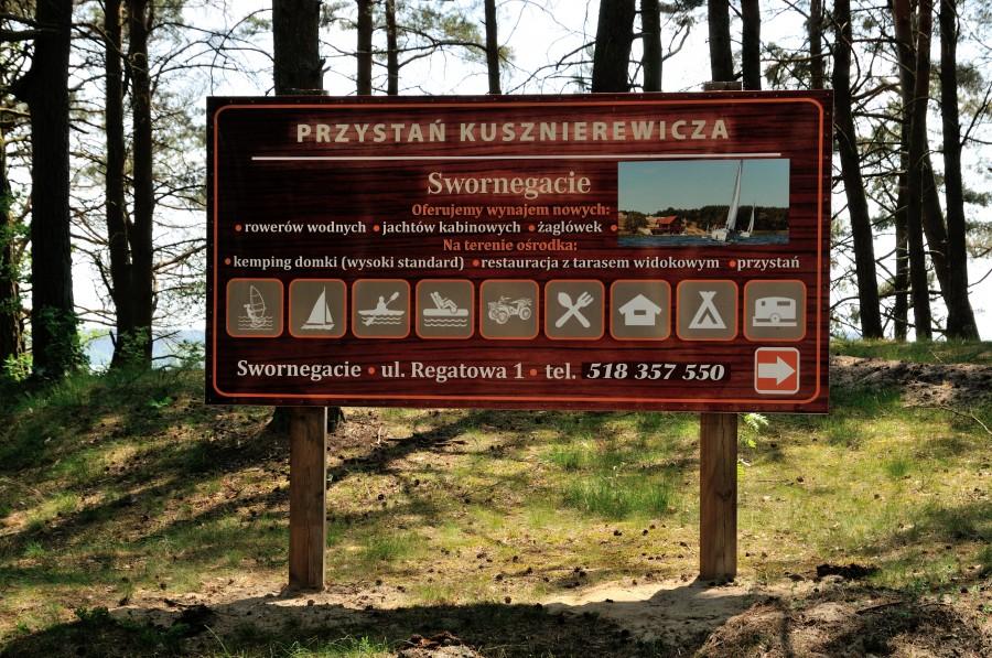 Reklama przystani Kusznierewicza
