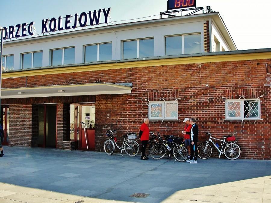 Dworzec kolejowy w Tczewie.