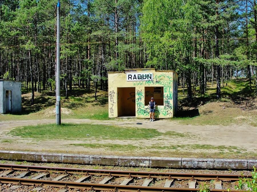 Dworzec kolejowy-Raduń.