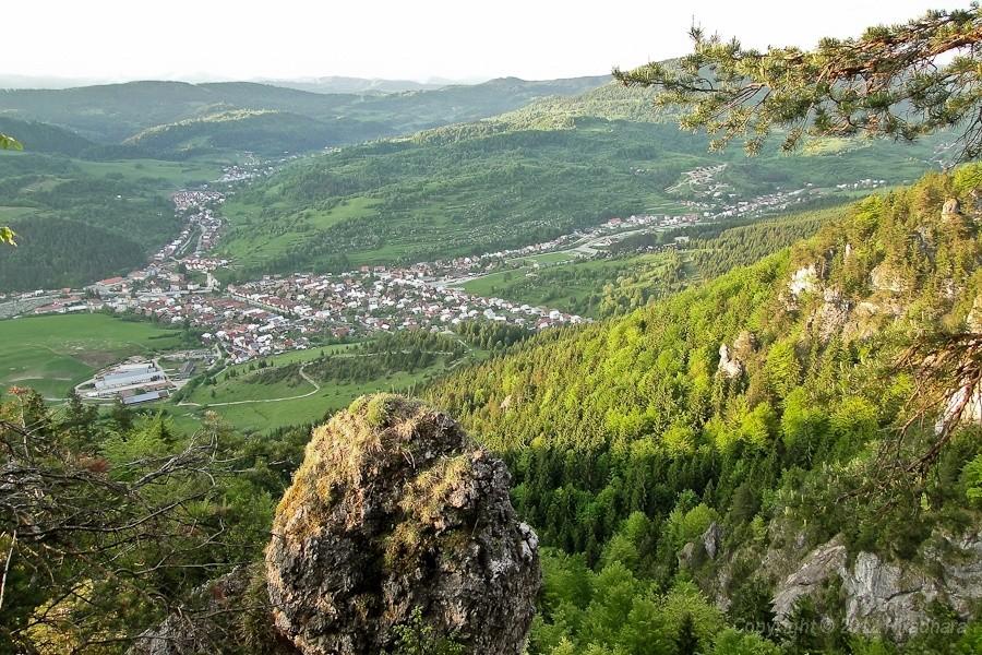 w dole Terchova, ale na wprost raczej się nie dojdzie