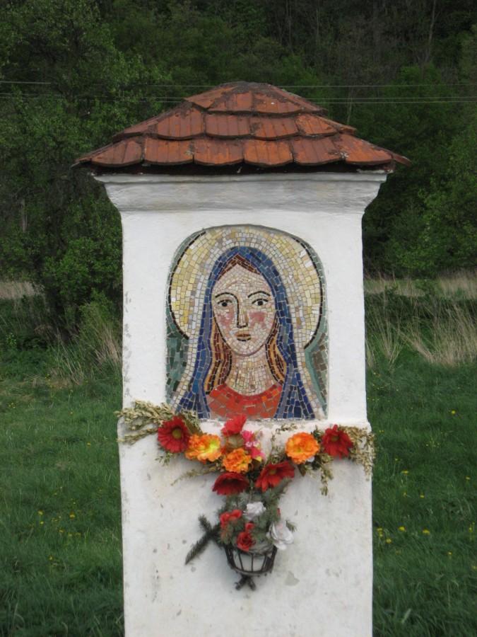 Kapliczka w Ołdrzychowicach (niemal na granicy z Gorzanowem)