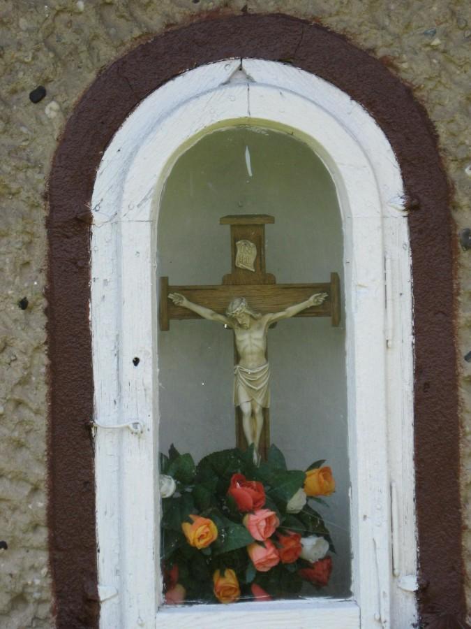 Kapliczka w Żelaźnie ( w kierunku do Romanowa)