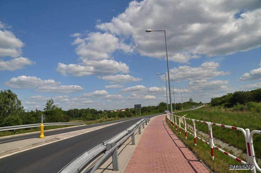 Jaworzno - Droga rowerowa na ul. Św. Wojciech