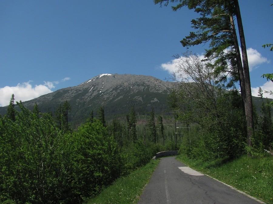 podjazd na Hrebieniok
