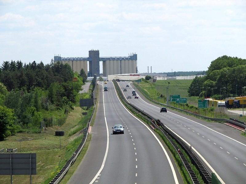 Widok na obwodnicę w kierunku Gądek