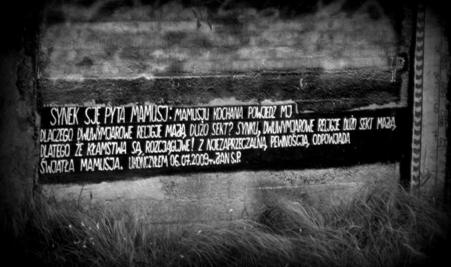 Synek się pyta mamusi