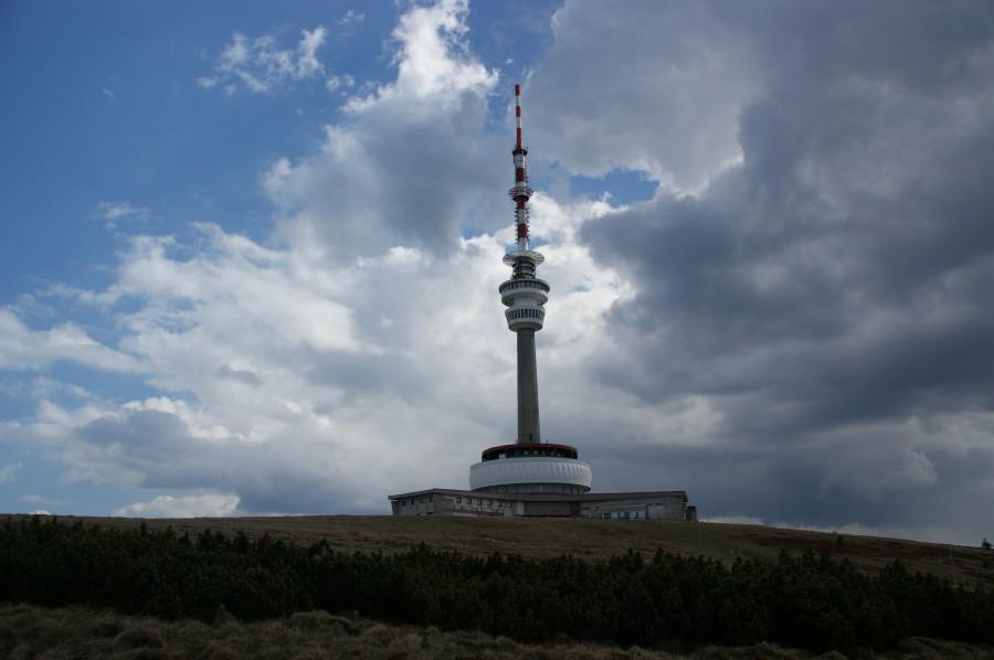 Wieża RTV na Pradziadzie 1491m.n.p (Czechy)
