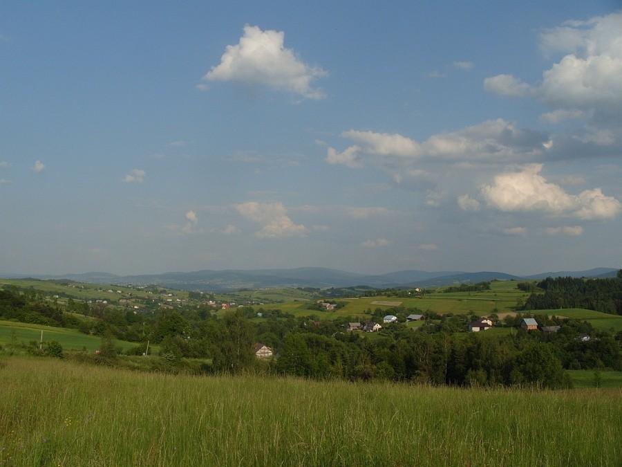 Widoczki z podjazd nad Bieśnik