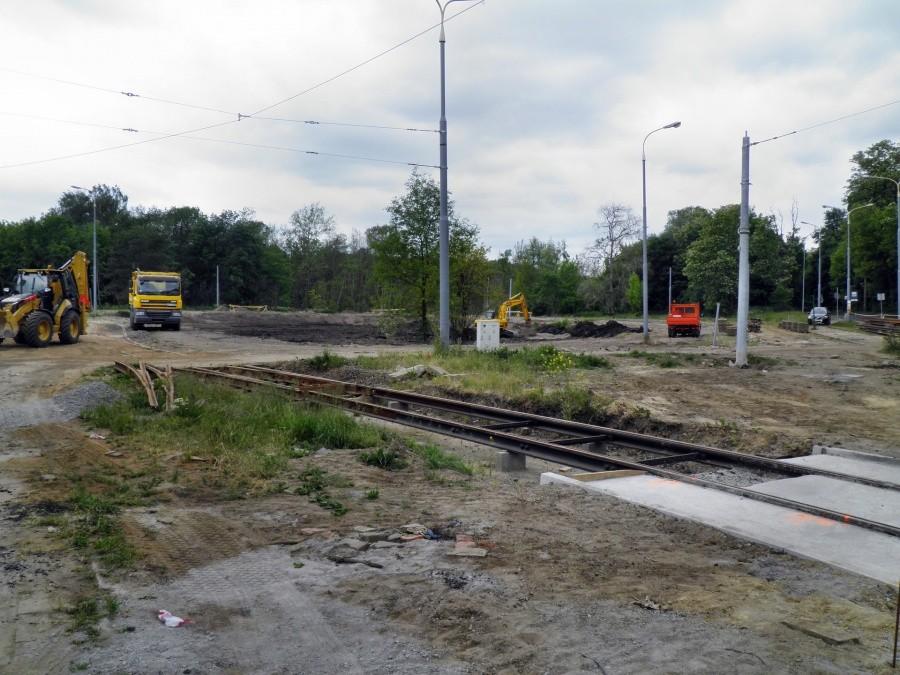 Tak w dniu 31 maja 12 r. przedstawiał się stan pętli trójki w przebudowie.