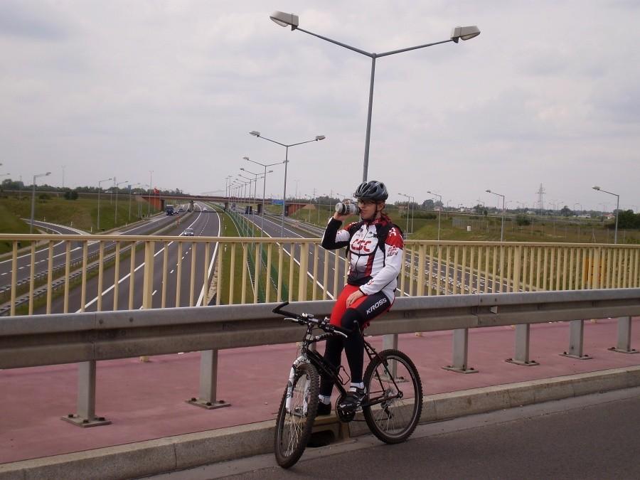 Chwila przerwy na wiadukcie autostrady A2