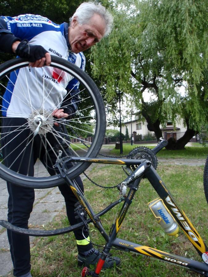 Na pit stopie - zdjęcie koła