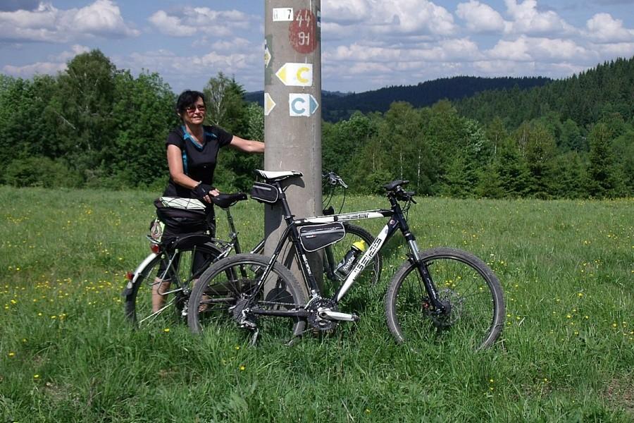 Skrzyżowanie tras rowerowych