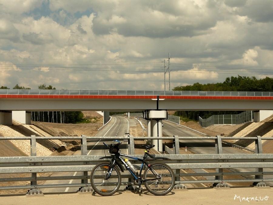 Wiadukt kolejowy nad A1 - Bytom