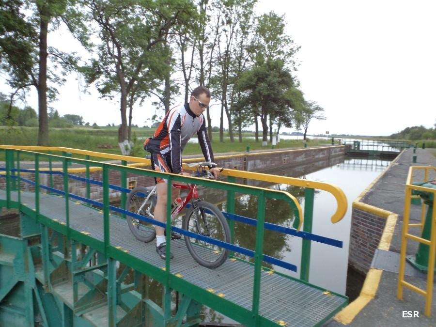 Mikołaj na śluzie w Michałowie