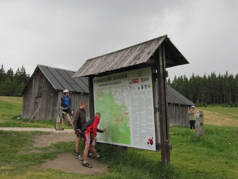 A to już przy schronisku Orle i koledzy rano poznani w kamieniołomach