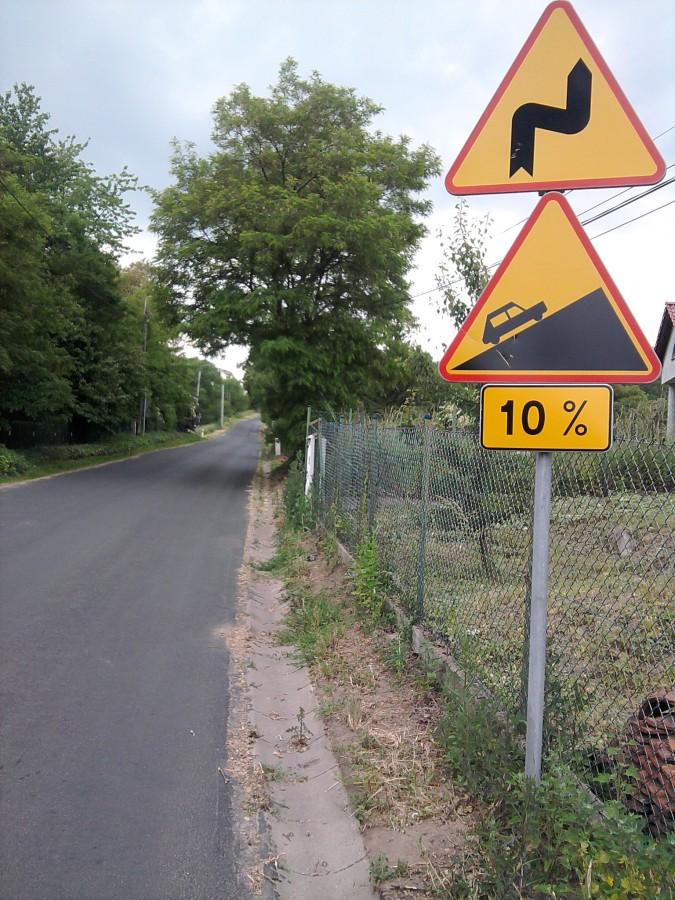 Za dużo takich podjazdów jak ze Strzelc Dolnych do Górnych w okolicy nie ma