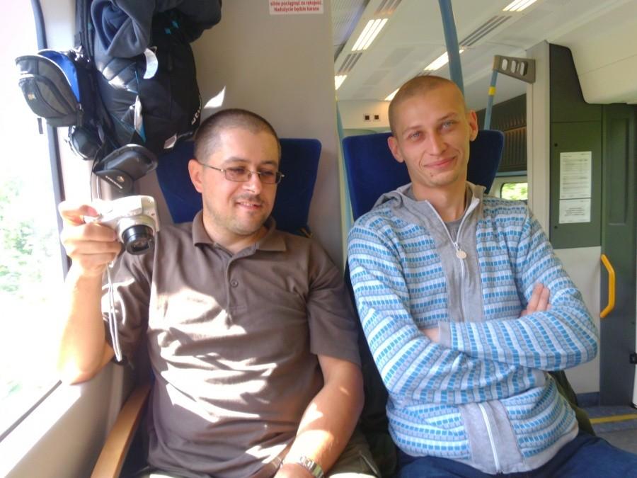Limit i Olo w pociągu do Wisły Głębce