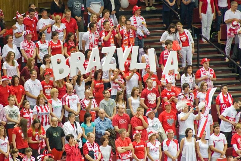 Katowice - mecz Polska Brazylia