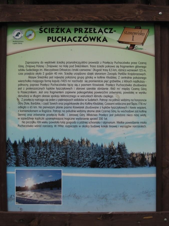 Ciężko było, ale już Przełęcz Puchaczówka