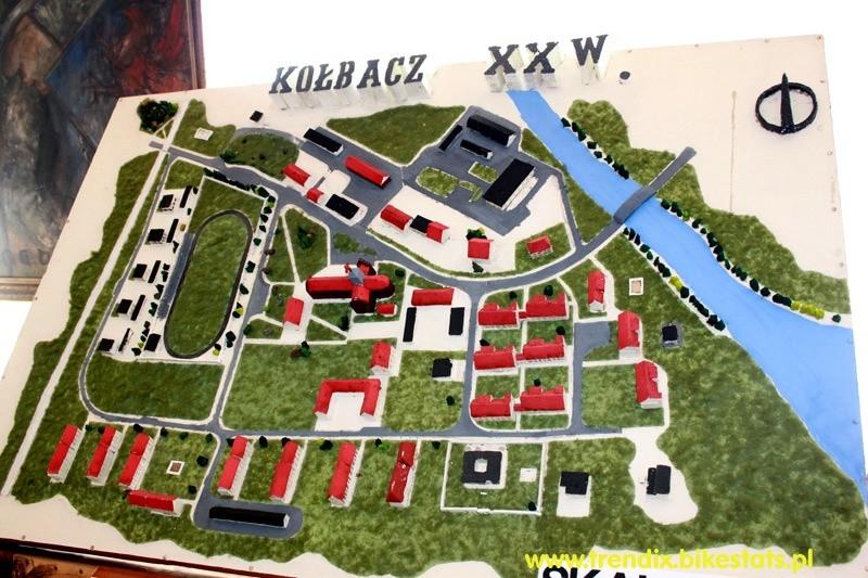 makieta Kołbacza w muzeum