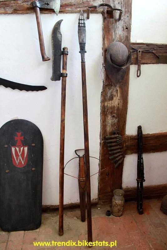 Oręż w muzeum w Kołbaczu