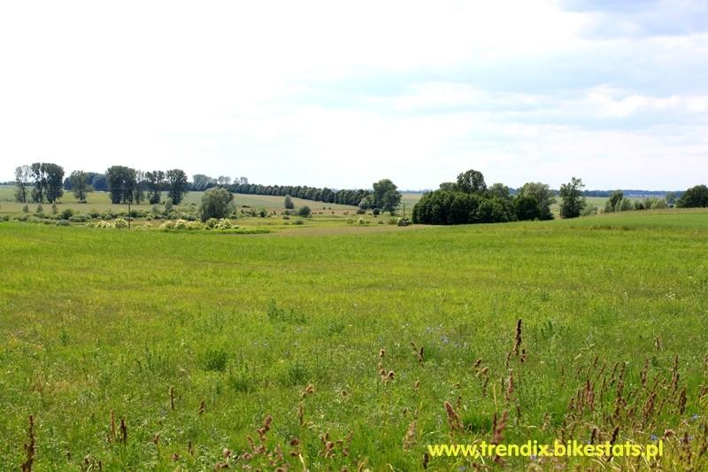 widok z drogi Słodkówko - Brudzewice