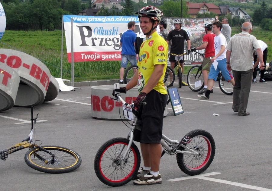 Zawody w trialu rowerowym Olkusz #1