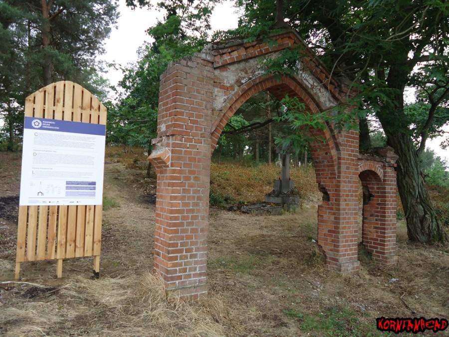 Wejście na cmentarz ewangelicko-augburski w Mursku